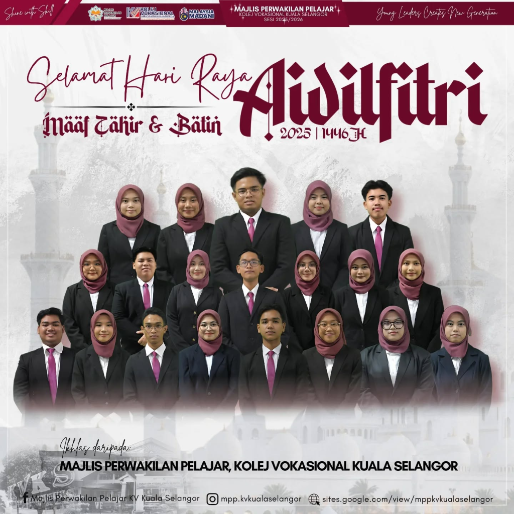 Laman rasmi Majlis Perwakilan Pelajar (MPP) KVKS ini diwujudkan sebagai platform rasmi bagi menyampaikan maklumat, berita, dan aktiviti terkini yang dijalankan oleh barisan kepimpinan pelajar. Sebagai badan induk yang mewakili suara pelajar, MPP memainkan peranan penting dalam memperjuangkan kebajikan, keharmonian, serta kepentingan semua pelajar di kolej ini.