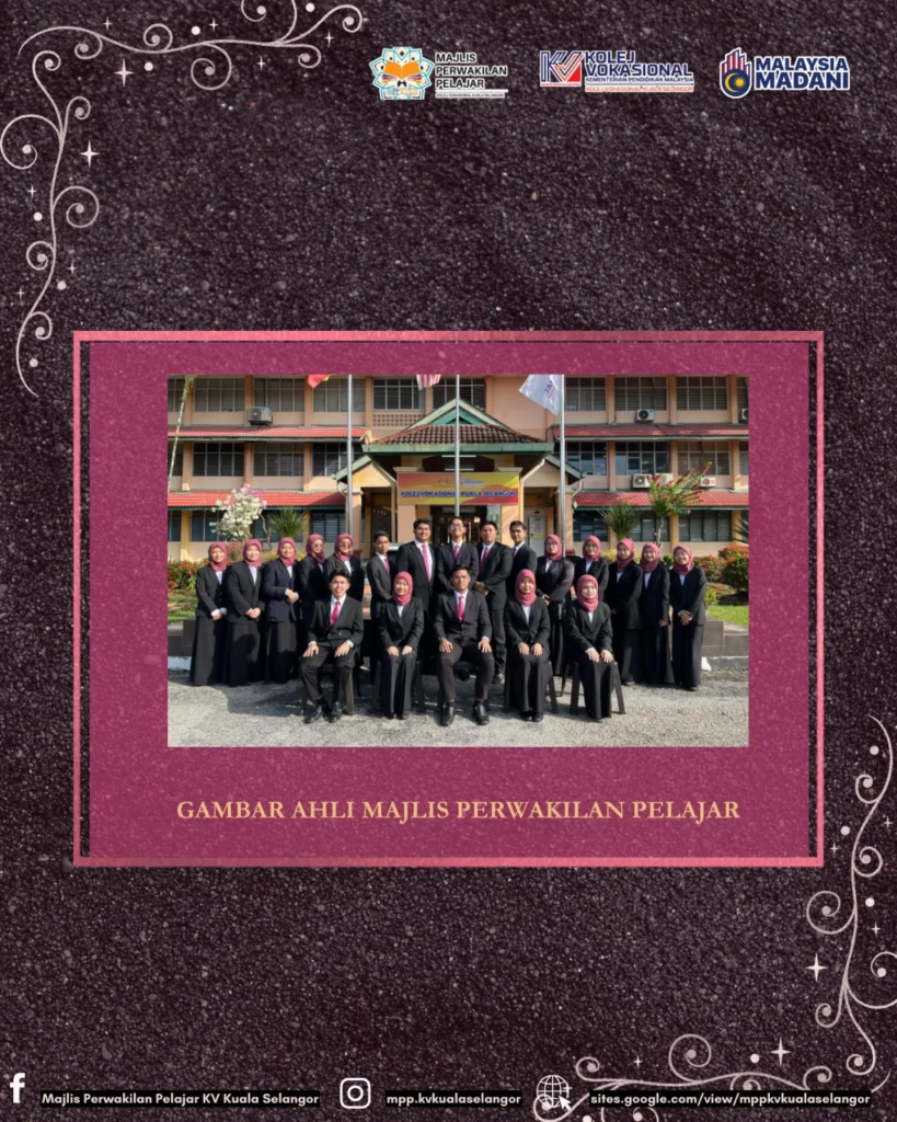 Laman rasmi Majlis Perwakilan Pelajar (MPP) KVKS ini diwujudkan sebagai platform rasmi bagi menyampaikan maklumat, berita, dan aktiviti terkini yang dijalankan oleh barisan kepimpinan pelajar. Sebagai badan induk yang mewakili suara pelajar, MPP memainkan peranan penting dalam memperjuangkan kebajikan, keharmonian, serta kepentingan semua pelajar di kolej ini.